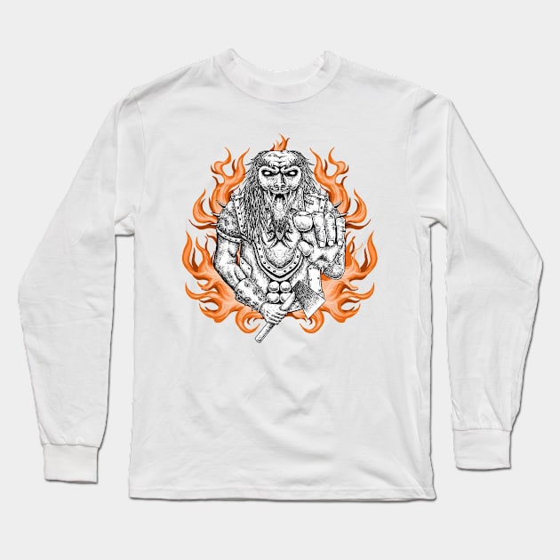 Terror Long Sleeve T-Shirt by Astrajingga